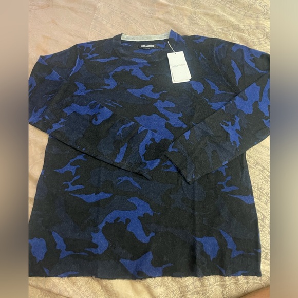 Zadig and Voltaire Mens Exclusice Cashmere Sweater Sz L - Picture 6 of 7